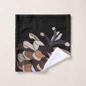 Pine Cone Botanique contemporaine d'hiver (Gant de toilette)