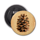 Pine Cone Button Flesopener (Voorkant)