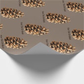 Pine Cone Cadeaupapier (Hoek)