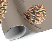 Pine Cone Cadeaupapier (Rol Hoek)