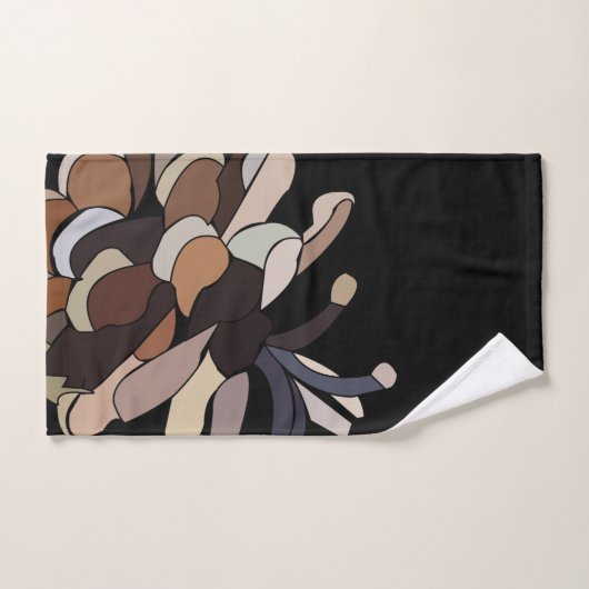 Pine Cone Contemmodern Botanical Bad Handdoek (Handdoek)