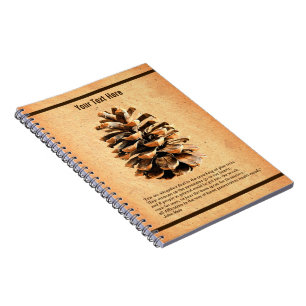 Pine Cone en John Muir Quote Notitieboek