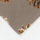 Pine Cone Fleece Deken (Hoek)