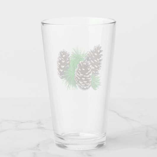Pine Cone Glas (Achterkant)
