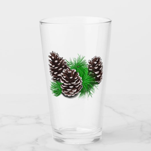 Pine Cone Glas (Voorkant)