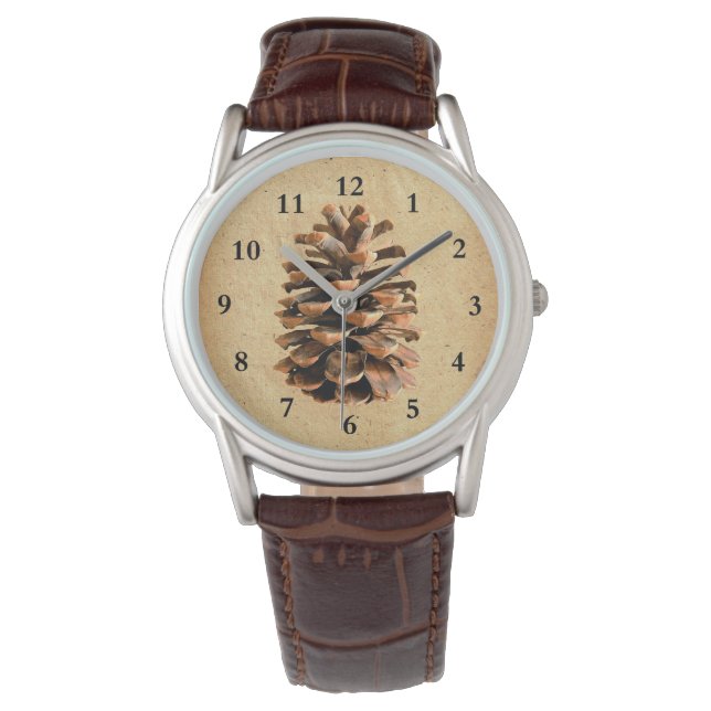 Pine Cone Horloge (Voorkant)