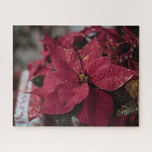 Pine Cone Joyeuses Fêtes Jigsaw Puzzle (Horizontal)