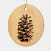 Pine Cone Keramisch Ornament (Links)