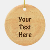 Pine Cone Keramisch Ornament (Achterkant)