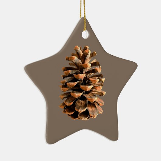 Pine Cone Keramisch Ornament (Rechts)