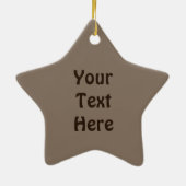 Pine Cone Keramisch Ornament (Achterkant)