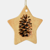 Pine Cone Keramisch Ornament (Rechts)
