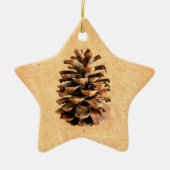 Pine Cone Keramisch Ornament (Voorkant)