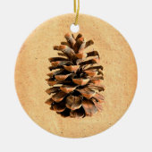 Pine Cone Keramisch Ornament (Voorkant)