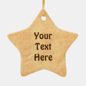 Pine Cone Keramisch Ornament (Achterkant)