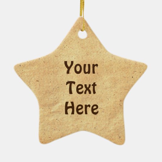 Pine Cone Keramisch Ornament (Achterkant)