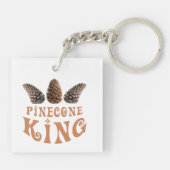Pine cone king sleutelhanger (Achterkant)