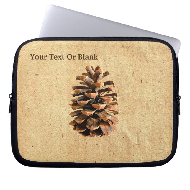 Pine Cone Laptop Sleeve (Voorkant)