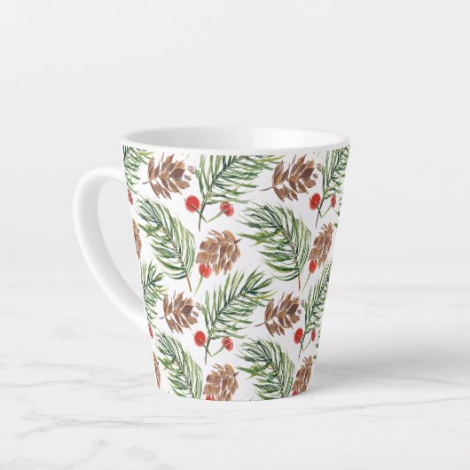 Pine Cone Latte Mok (Linkerhoek)