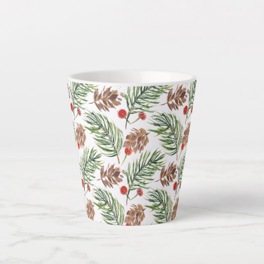 Pine Cone Latte Mok (Voorkant)
