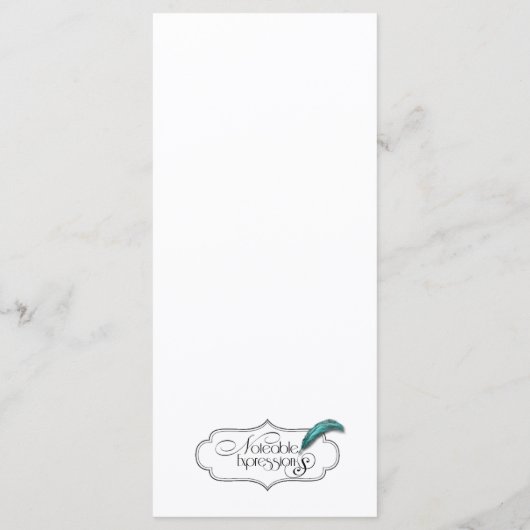 Pine Cone Nature Menu Mariage (Dos)