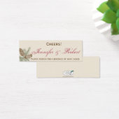 Pine Cone Nature sur Crème Boire billet (Bureau)