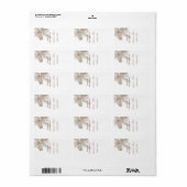 Pine Cone Natuur Bruiloft Lip Balm Label (Full Sheet)