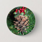 Pine Cone Ornament Button (Voorkant)