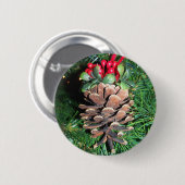 Pine Cone Ornament Button (Voorkant /achterkant)