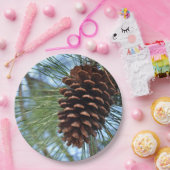 Pine Cone Papieren Bordje (Feest)