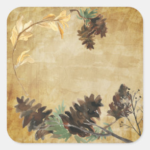 Pine Cone Stickers