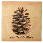 Pine Cone Tegeltje (Voorkant)