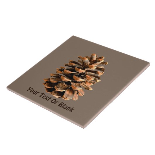 Pine Cone Tegeltje (Zijkant)