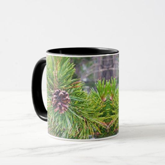 Pine Cone van Lodgepole Pine Mok (Voorkant links)
