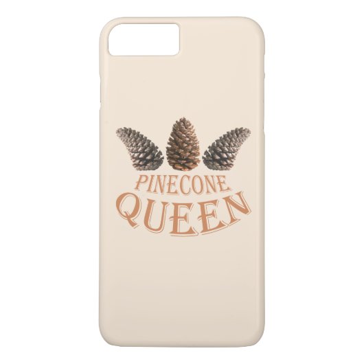 Pine-conenkoningkoningin Case-Mate iPhone Case (Achterkant)