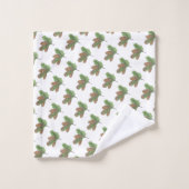 pine cones bad handdoek (Wasdoekje)