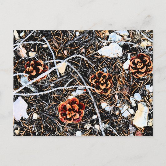 Pine Cones Briefkaart (Voorkant)