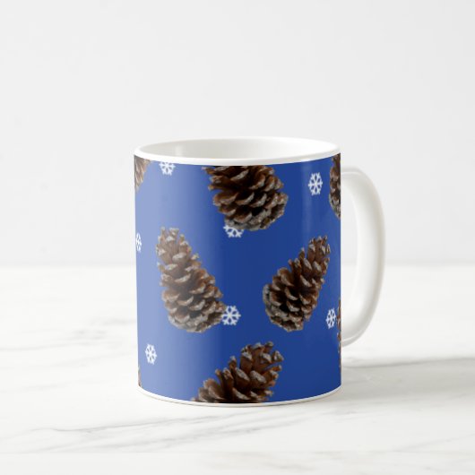 Pine Cones Coffee Mok (Voorkant rechts)