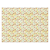 Pine Cones en Holly Kerstpattern Tafelkleed (Voorkant (Horizontaal))