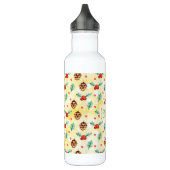 Pine Cones en Holly Kerstpattern Waterfles (Links)