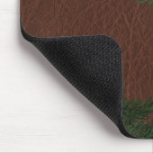 Pine Cones en leder Mousepad Muismat (Hoek)