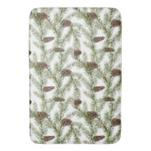 Pine Cones en Pine Branches Badmat (Voorkant Verticaal)