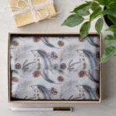 Pine Cones en Pine Needles Kerstpatroon Tissuepapier (Geschenk)