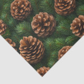 Pine Cones en Spruce Tree Springs Decoupage Tissuepapier (Detail)