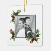 Pine cônes et baies ornement de vacances (Gauche)