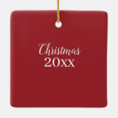 Pine cônes et baies ornement de vacances (Dos)