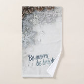 Pine Cônes, Fête des snowflèches (Serviette à main)