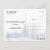 Pine Cones kerstfeestay Corporate Greeting Briefkaart (Achterkant)