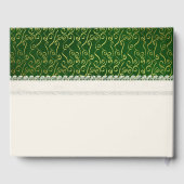 Pine Cones Mariage d'hiver Livre d'or (Verso)