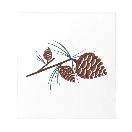 Pine Cones Notitieblok (Voorkant)